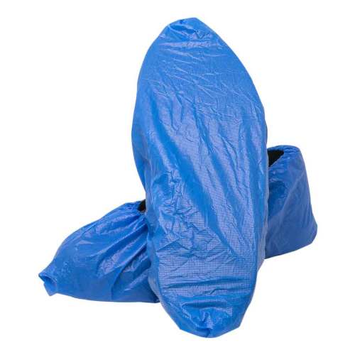 PLASTIC BLUE SHOE COVERS 2XL  300 CASE