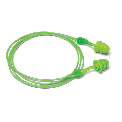 GLIDE REUSABLE EAR PLUG-CORDED-NRR 27-50 BX-4 BX CS