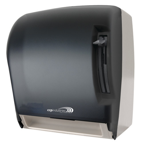 CCP ROLL TOWEL LEVER DISPENSER DK TLUCENT BLK 1.5  CORE