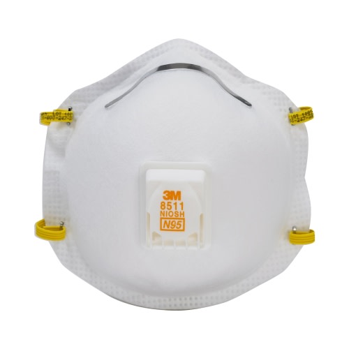 3M N95 RESPIRATOR W VALVE  10 BX  8BX CS