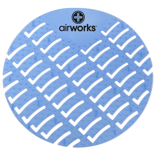 AIRWORKS URINAL SCREEN  EUCALYPTUS  LT BLUE 10 BX