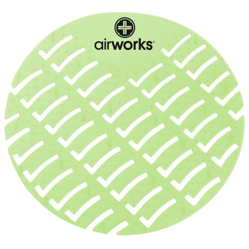 AIRWORKS URINAL SCREEN  HERB MINT LT GREEN 10 BX