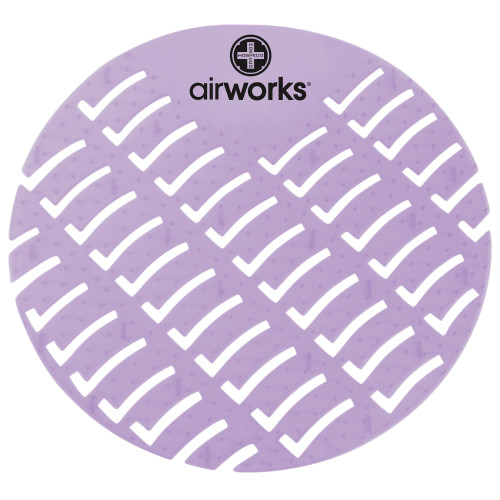 AIRWORKS URINAL SCREEN  COTTON LT. PURPLE  10 BX