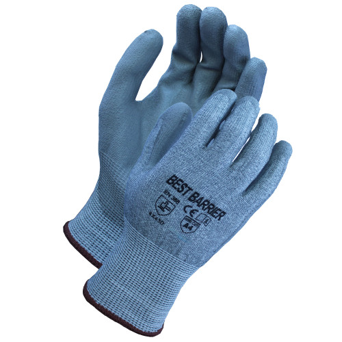 A4  PU COATED GLOVE  IE SHELL  GRY GRY  13G  M