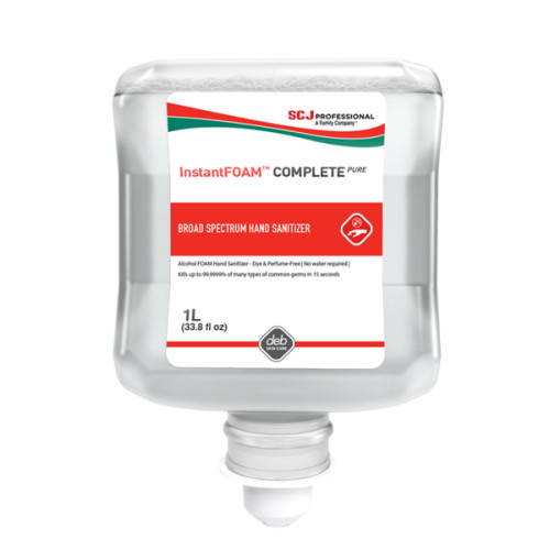 SCJ INSTANT FOAM COMPLETE  ALCOHOL BASED  1 LITER  6 CS