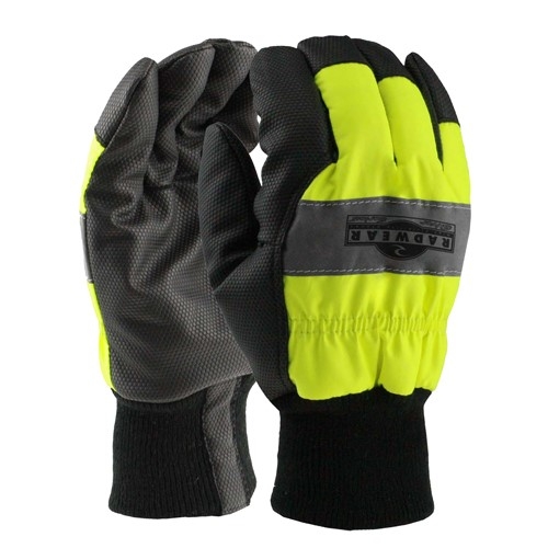 COLD WEATHER HI-VIZ THERMAL LINED GLOVE MEDIUM