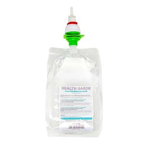 HEALTH GARDS FOAM TOILET SEAT CLEANER REFILL  1000 ML